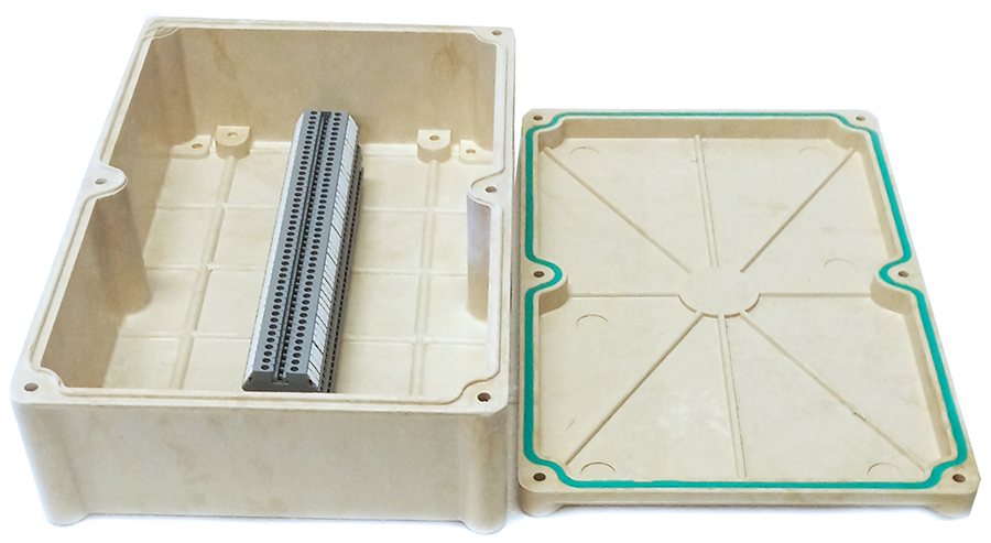 КСП-45/00/40 У2, 40 клемм, IP65 (без каб. вводов), коробка клеммная